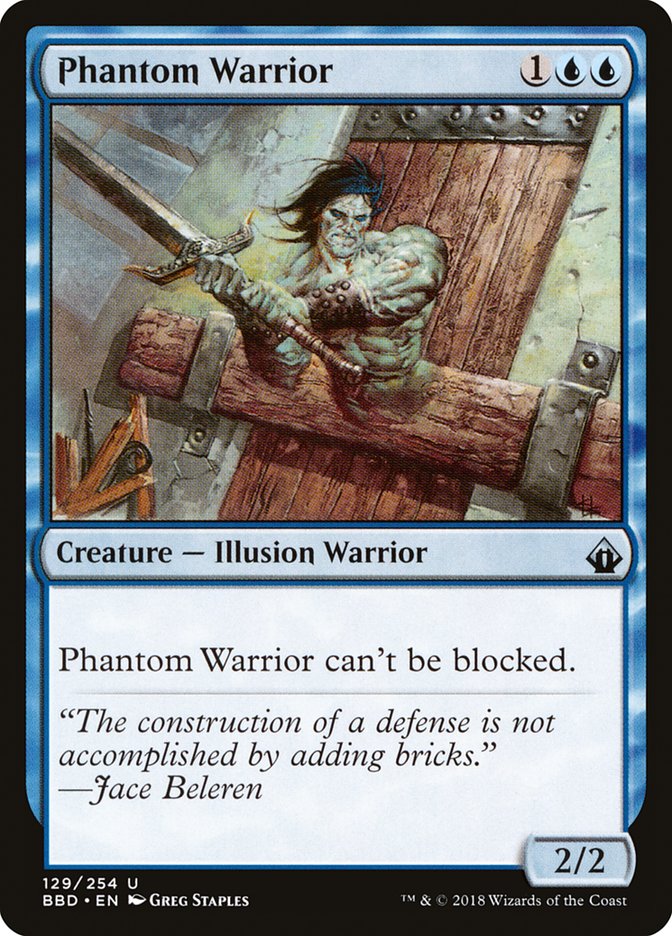 Phantom Warrior (129) [Battlebond] | Odin's Place