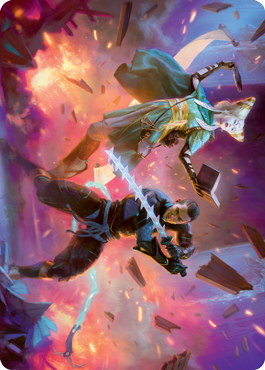 Explosive Entry Art Card [Kamigawa: Neon Dynasty Art Series] | Odin's Place