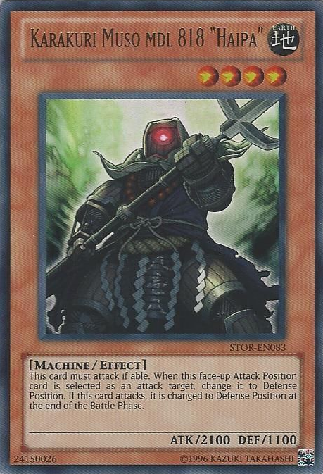Karakuri Muso mdl 818 "Haipa" [STOR-EN083] Ultra Rare | Odin's Place