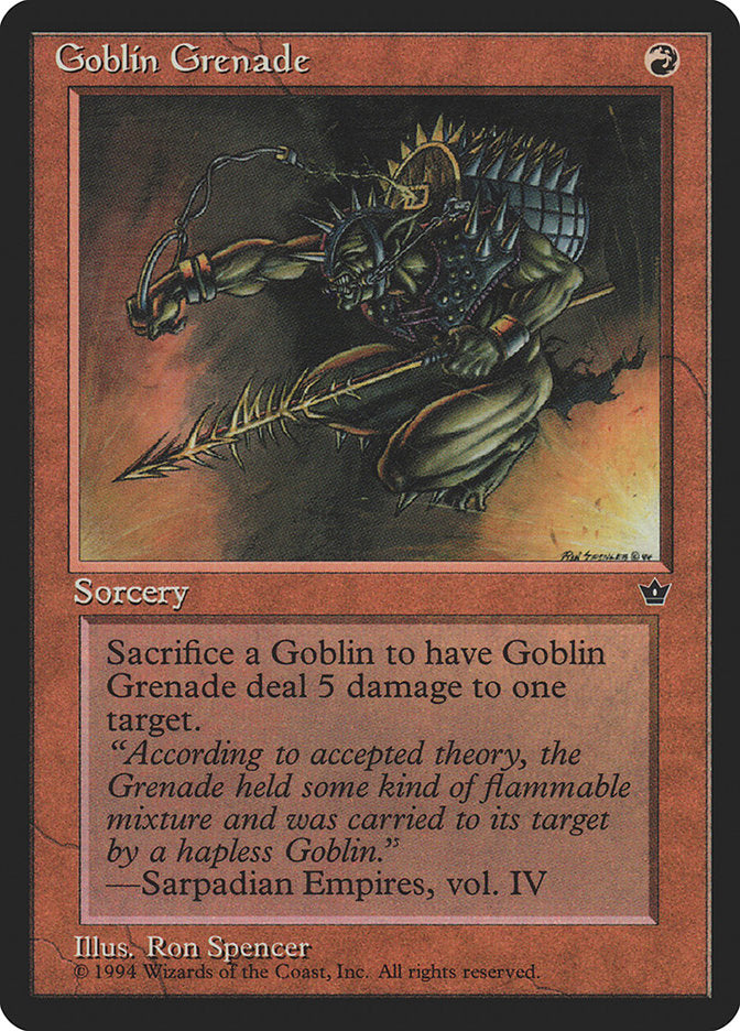 Goblin Grenade (Ron Spencer) [Fallen Empires] | Odin's Place