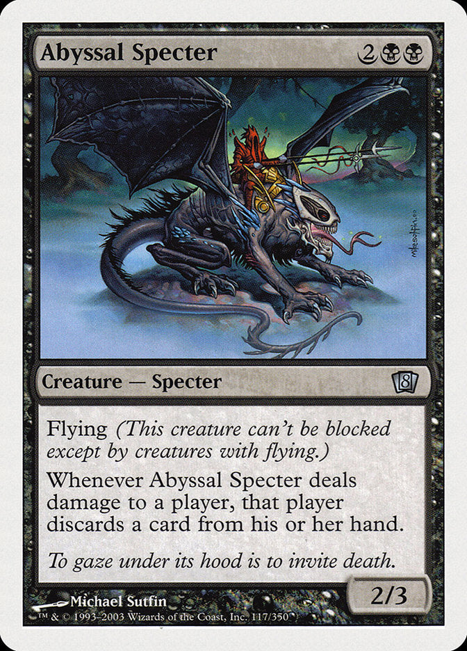 Abyssal Specter (117) [Eighth Edition] | Odin's Place