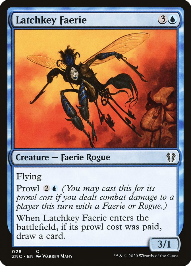 Latchkey Faerie [Zendikar Rising Commander] | Odin's Place