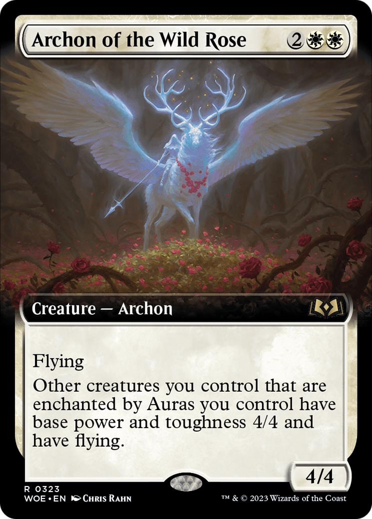Archon of the Wild Rose (Extended Art) [Wilds of Eldraine] | Odin's Place