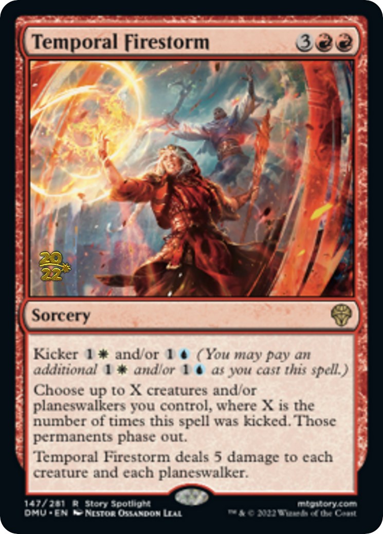 Temporal Firestorm [Dominaria United Prerelease Promos] | Odin's Place