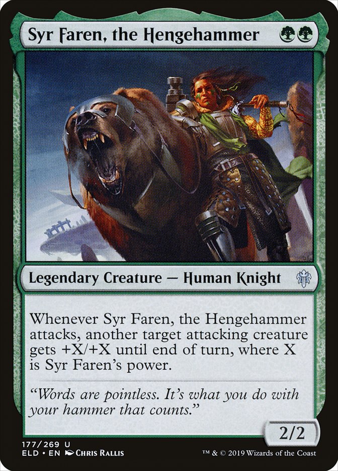 Syr Faren, the Hengehammer [Throne of Eldraine] | Odin's Place