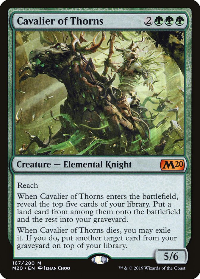 Cavalier of Thorns [Core Set 2020] | Odin's Place