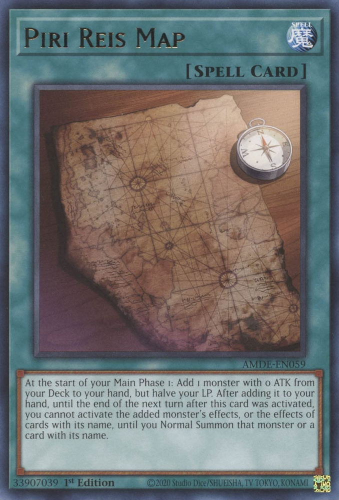 Piri Reis Map [AMDE-EN059] Rare | Odin's Place