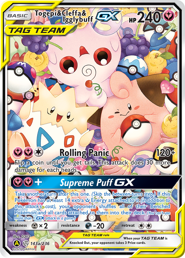 Togepi & Cleffa & Igglybuff GX (143a/236) [Alternate Art Promos] | Odin's Place