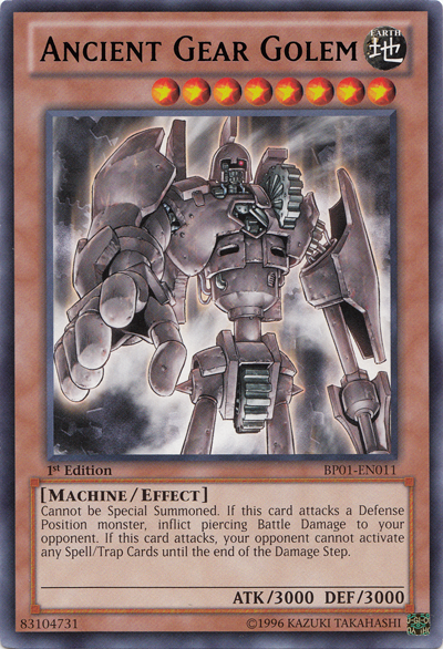 Ancient Gear Golem [BP01-EN011] Rare | Odin's Place