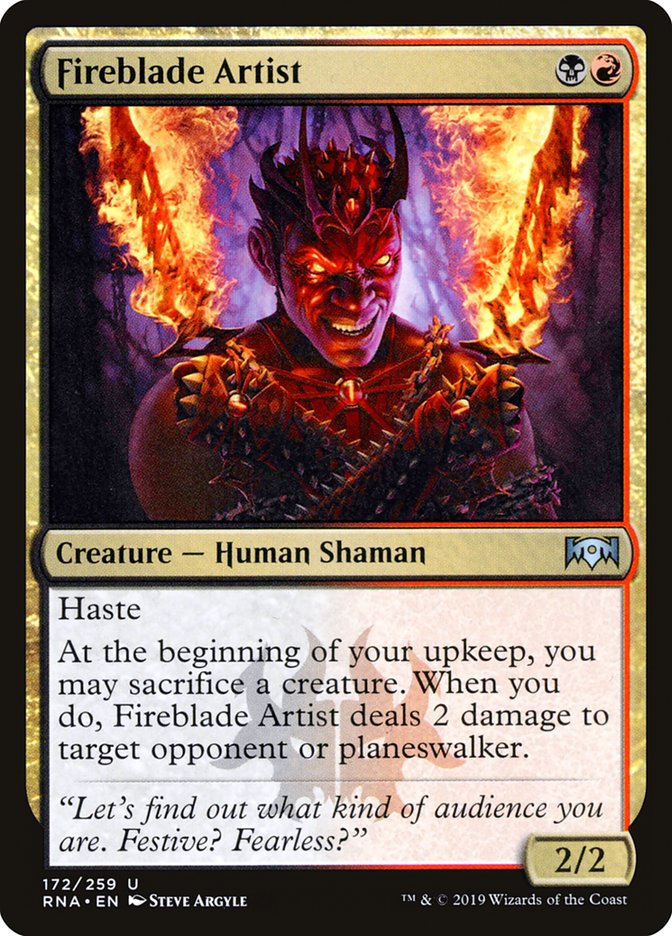 Fireblade Artist (172) [Ravnica Allegiance] | Odin's Place