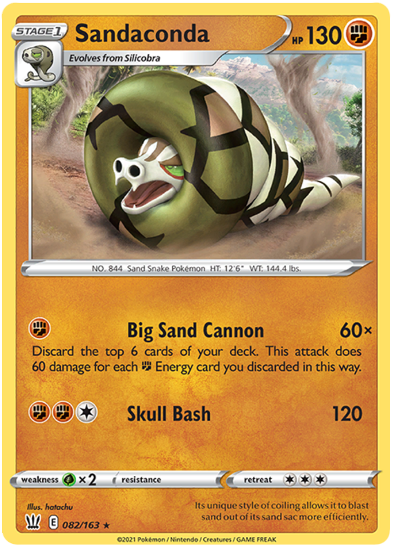 Sandaconda (082/163) [Sword & Shield: Battle Styles] | Odin's Place