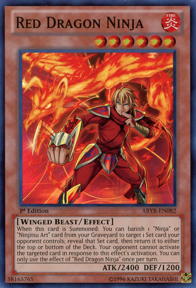 Red Dragon Ninja [ABYR-EN082] Super Rare | Odin's Place