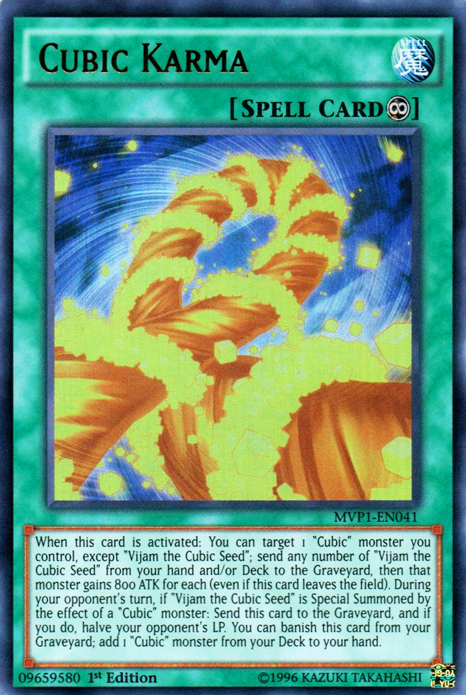 Cubic Karma [MVP1-EN041] Ultra Rare | Odin's Place