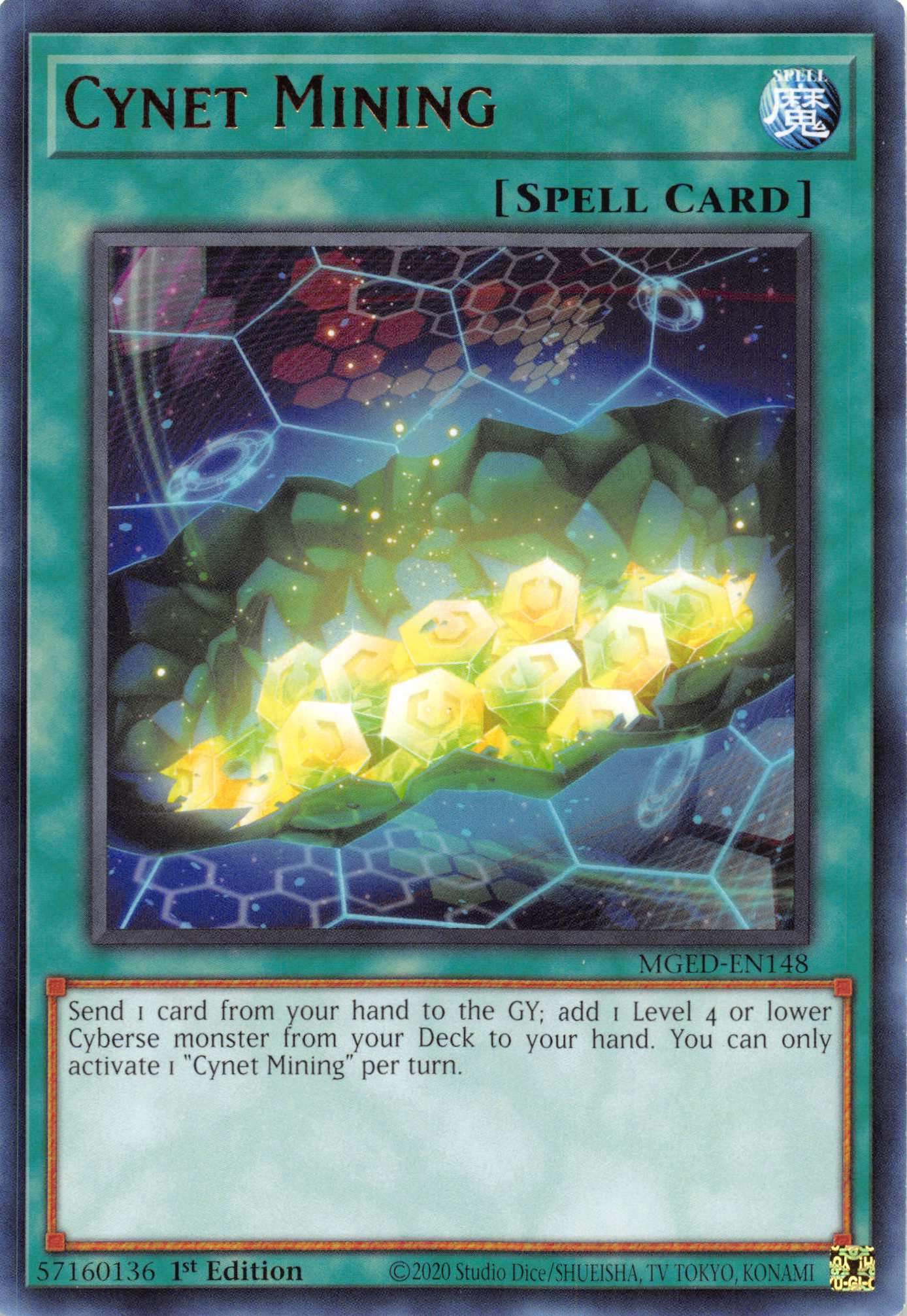 Cynet Mining [MGED-EN148] Rare | Odin's Place
