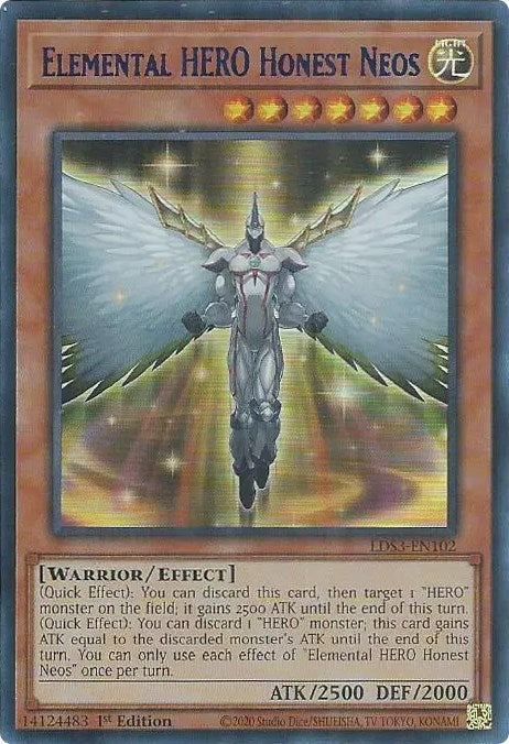 Elemental HERO Honest Neos (Blue) [LDS3-EN102] Ultra Rare | Odin's Place