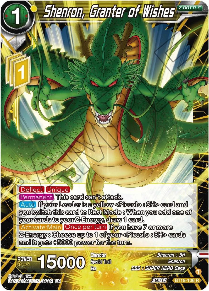 Shenron, Granter of Wishes (BT19-106) [Fighter's Ambition] | Odin's Place