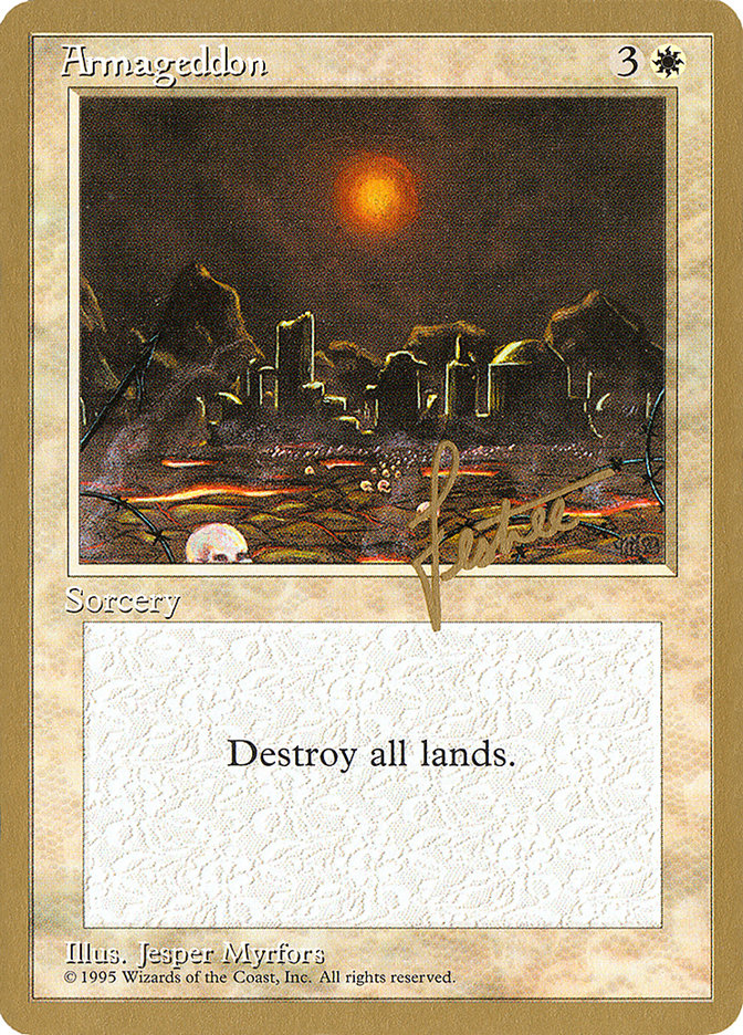 Armageddon (Bertrand Lestree) [Pro Tour Collector Set] | Odin's Place