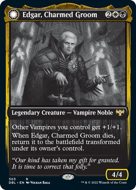 Edgar, Charmed Groom // Edgar Markov's Coffin [Innistrad: Double Feature] | Odin's Place
