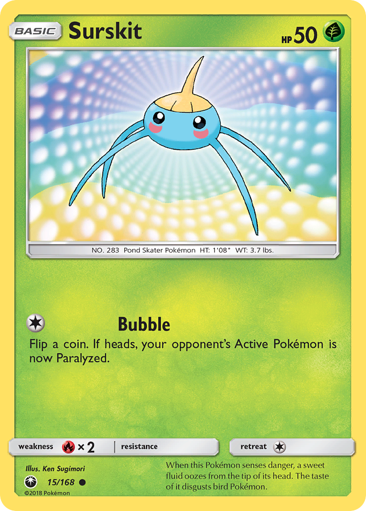 Surskit (15/168) [Sun & Moon: Celestial Storm] | Odin's Place