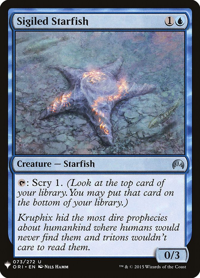 Sigiled Starfish [Mystery Booster] | Odin's Place