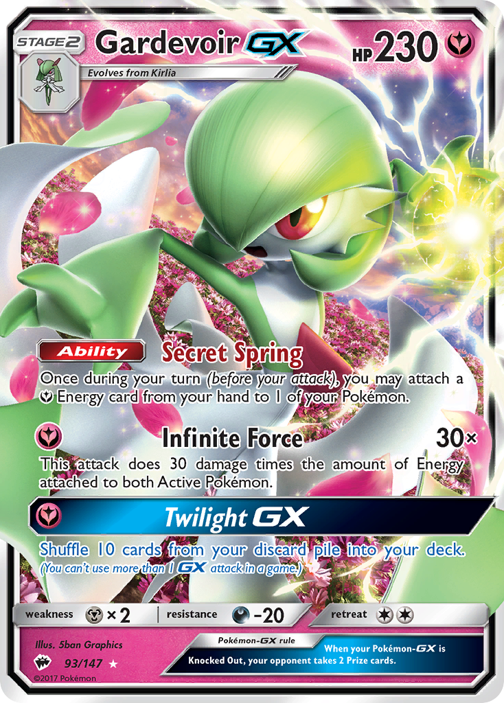 Gardevoir GX (93/147) [Sun & Moon: Burning Shadows] | Odin's Place