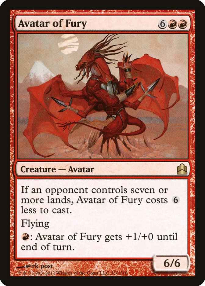 Avatar of Fury (110) [Commander 2011] | Odin's Place