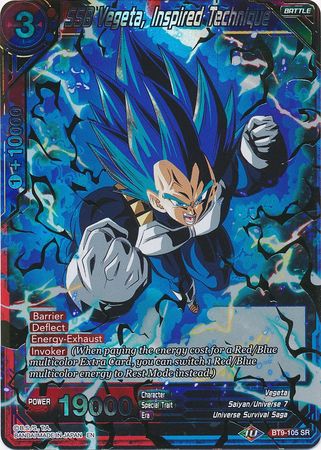 SSB Vegeta, Inspired Technique (BT9-105) [Universal Onslaught] | Odin's Place
