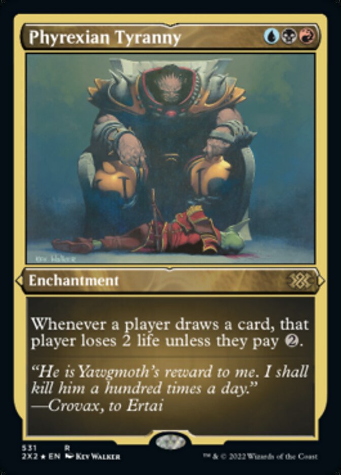 Phyrexian Tyranny (Foil Etched) [Double Masters 2022] | Odin's Place