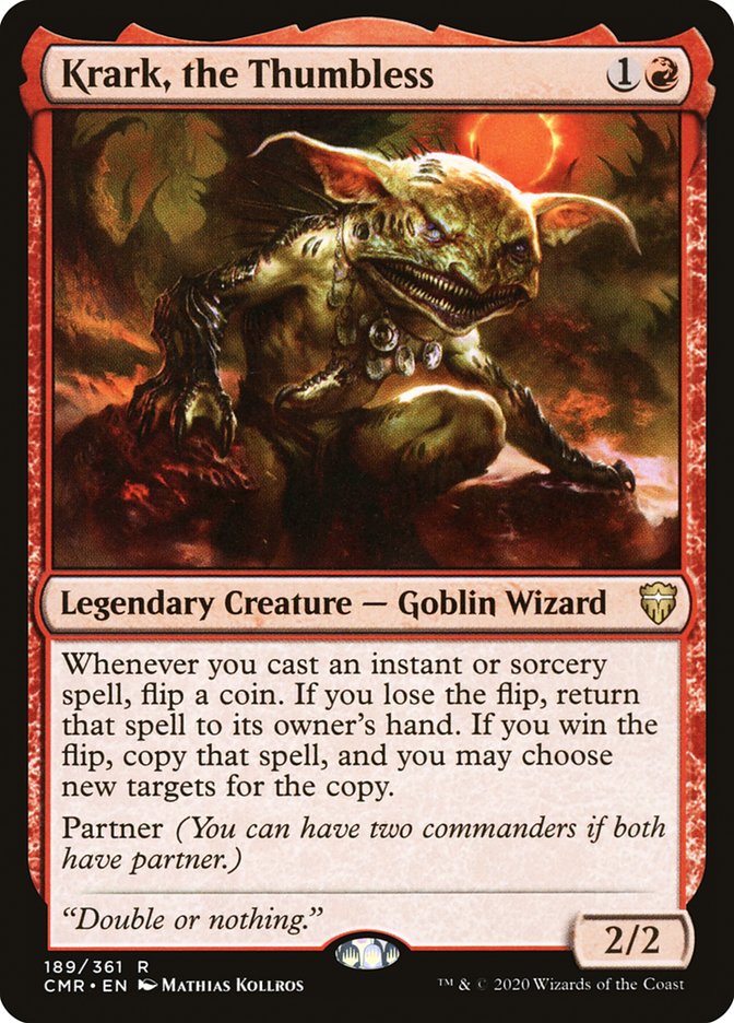 Krark, the Thumbless [Commander Legends] | Odin's Place