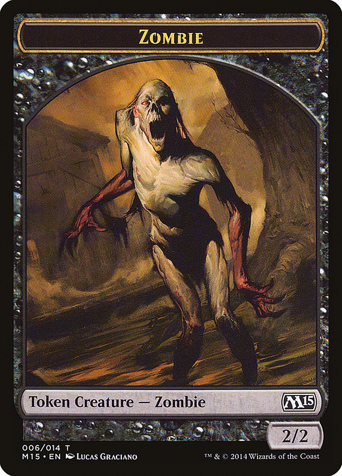 Zombie Token (6) [Magic 2015 Tokens] | Odin's Place
