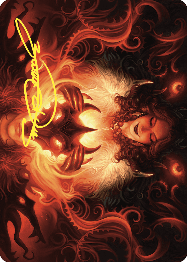 Witch's Mark Art Card (Gold-Stamped Signature) [Wilds of Eldraine Art Series] | Odin's Place