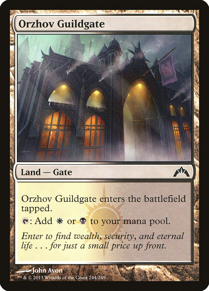 Orzhov Guildgate (244) [Gatecrash] | Odin's Place
