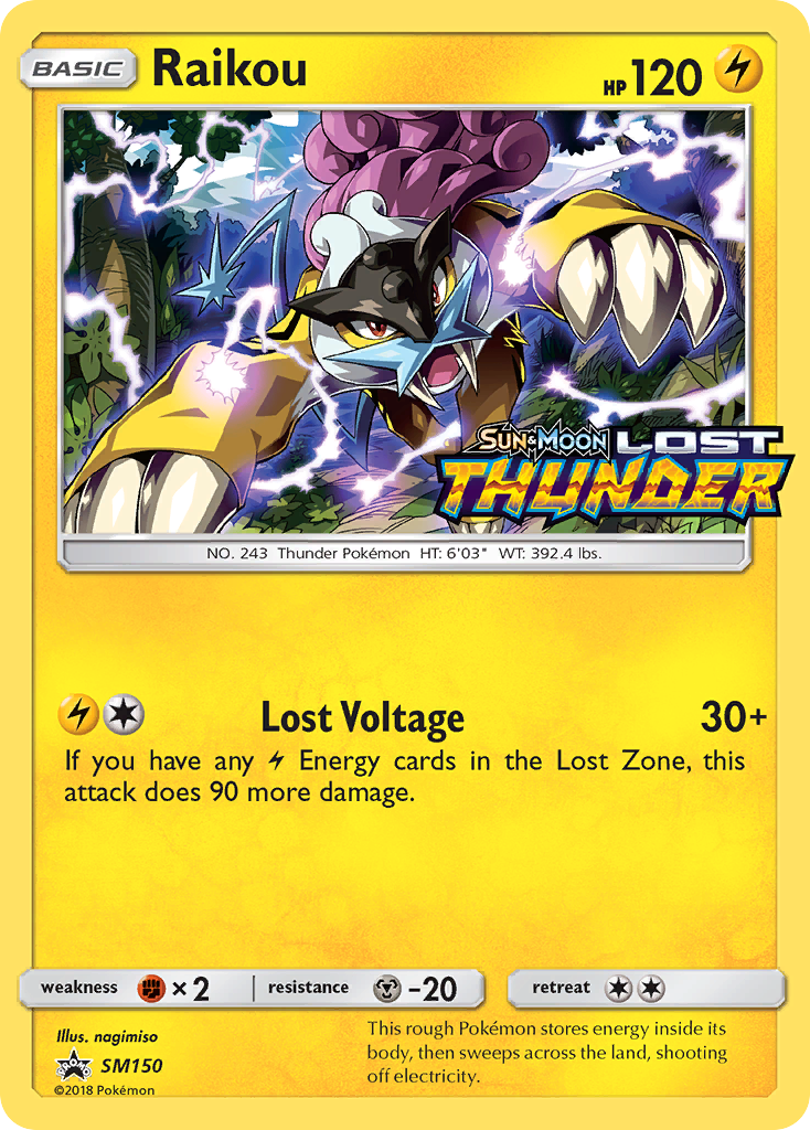 Raikou (SM150) [Sun & Moon: Black Star Promos] | Odin's Place
