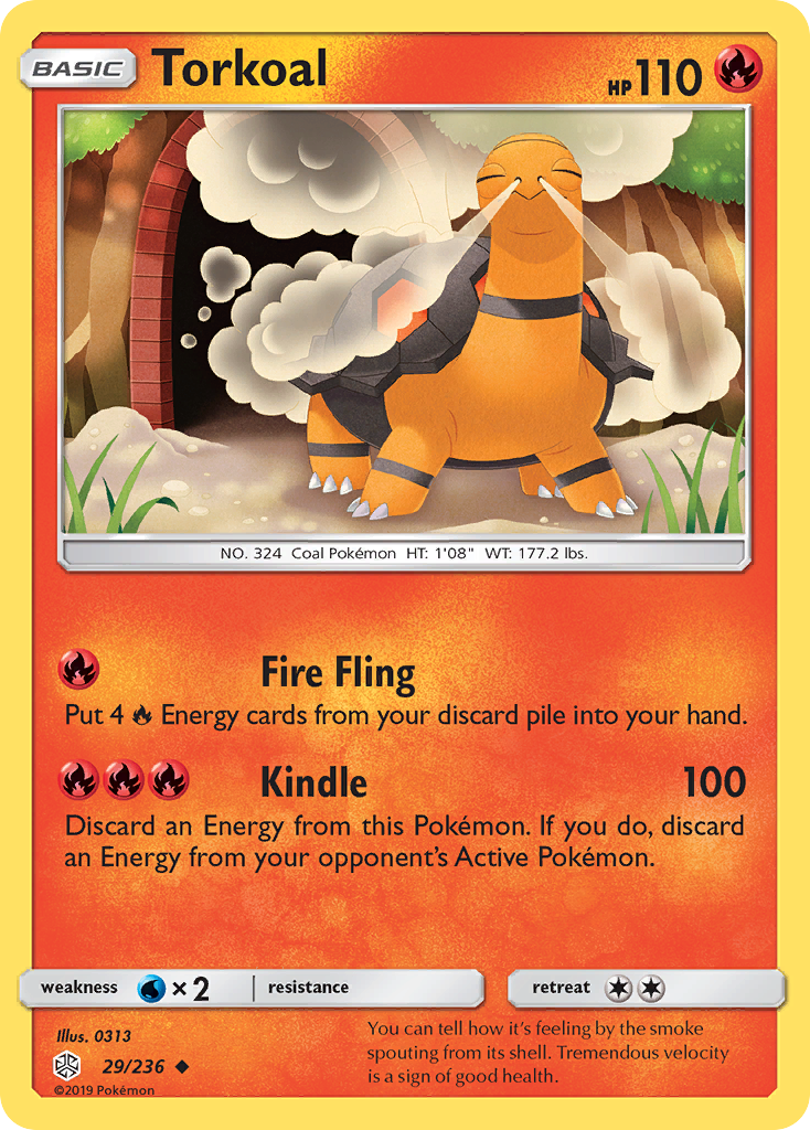 Torkoal (29/236) [Sun & Moon: Cosmic Eclipse] | Odin's Place