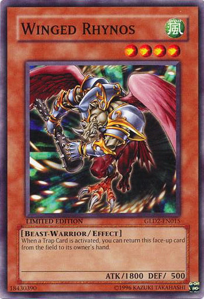 Winged Rhynos [GLD2-EN015] Common | Odin's Place
