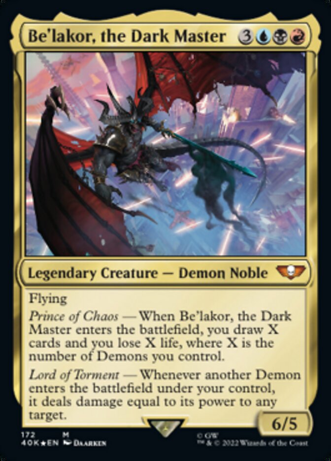 Be'lakor, the Dark Master [Warhammer 40,000] | Odin's Place