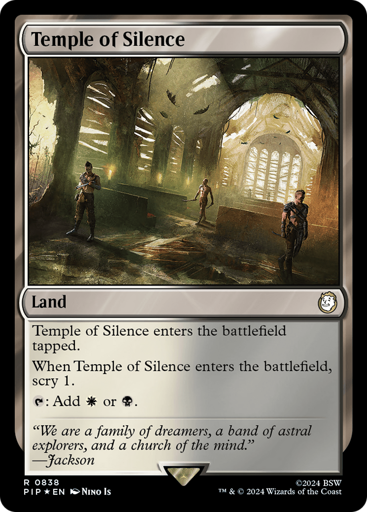 Temple of Silence (Surge Foil) [Fallout] | Odin's Place