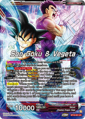 Son Goku & Vegeta // SS4 Son Goku & SS4 Vegeta, In It Together (BT18-001) [Dawn of the Z-Legends Prerelease Promos] | Odin's Place
