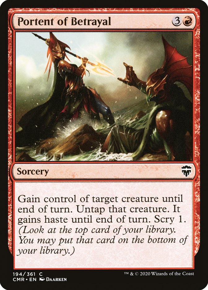 Portent of Betrayal [Commander Legends] | Odin's Place