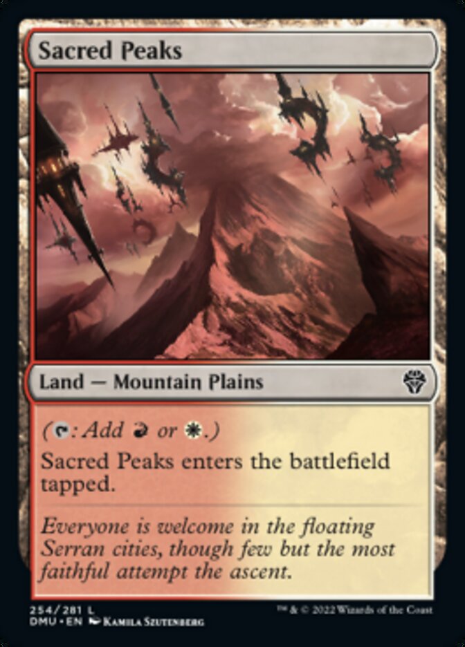 Sacred Peaks [Dominaria United] | Odin's Place
