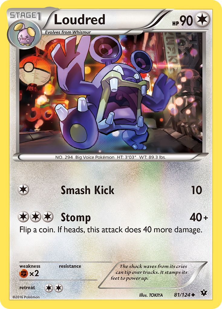 Loudred (81/124) [XY: Fates Collide] | Odin's Place