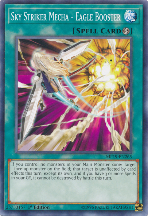 Sky Striker Mecha - Eagle Booster [MP19-EN265] Common | Odin's Place