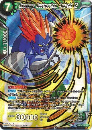 Unending Destruction, Android 13 (BT3-069) [Cross Worlds] | Odin's Place