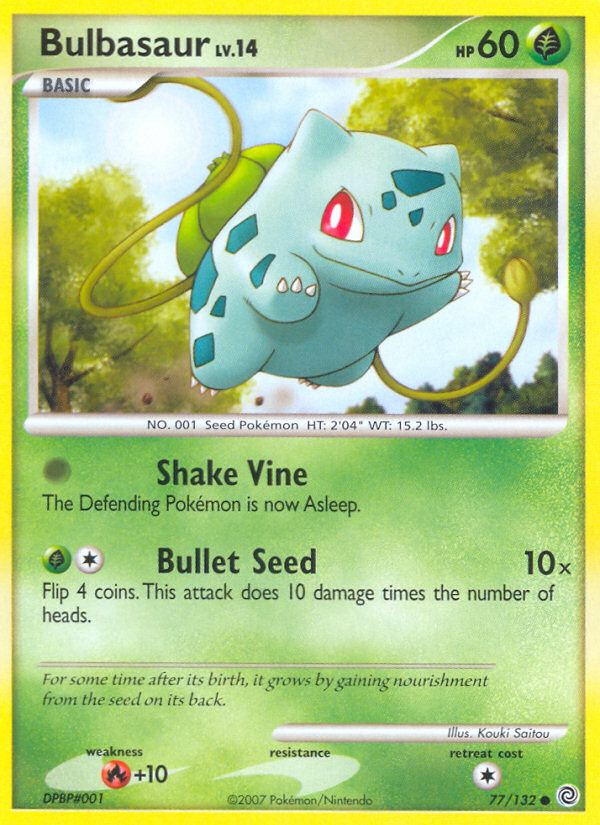 Bulbasaur (77/132) [Diamond & Pearl: Secret Wonders] | Odin's Place