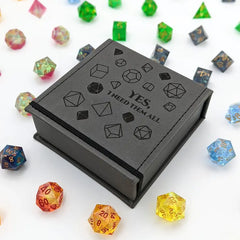 NTSD Gaming Vegan Leather Dice Box, Assorted Styles | Odin's Place