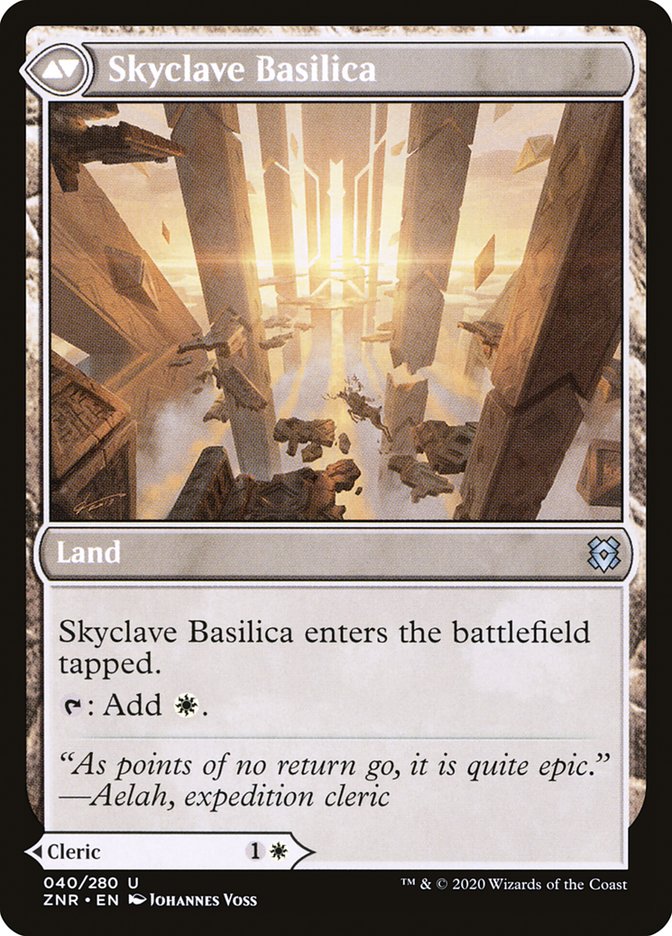 Skyclave Cleric // Skyclave Basilica [Zendikar Rising] | Odin's Place