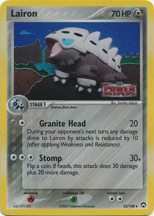 Lairon (32/108) (Stamped) [EX: Power Keepers] | Odin's Place