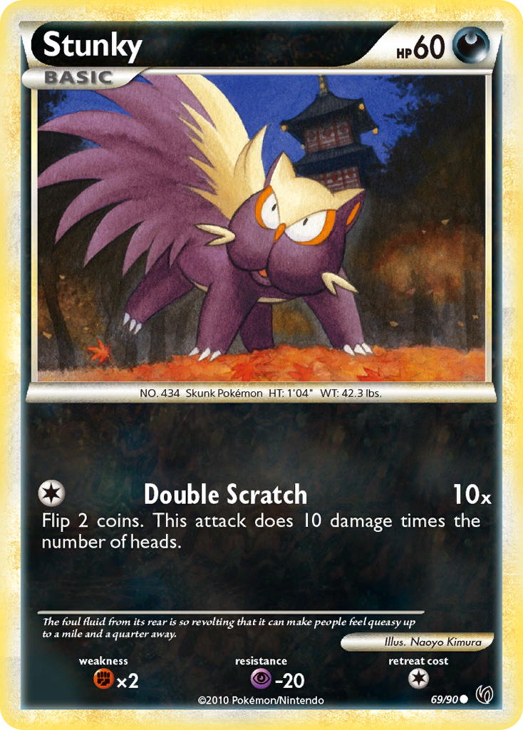 Stunky (69/90) [HeartGold & SoulSilver: Undaunted] | Odin's Place