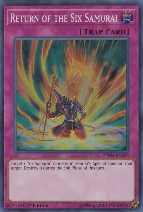 Return of the Six Samurai [SPWA-EN052] Super Rare | Odin's Place
