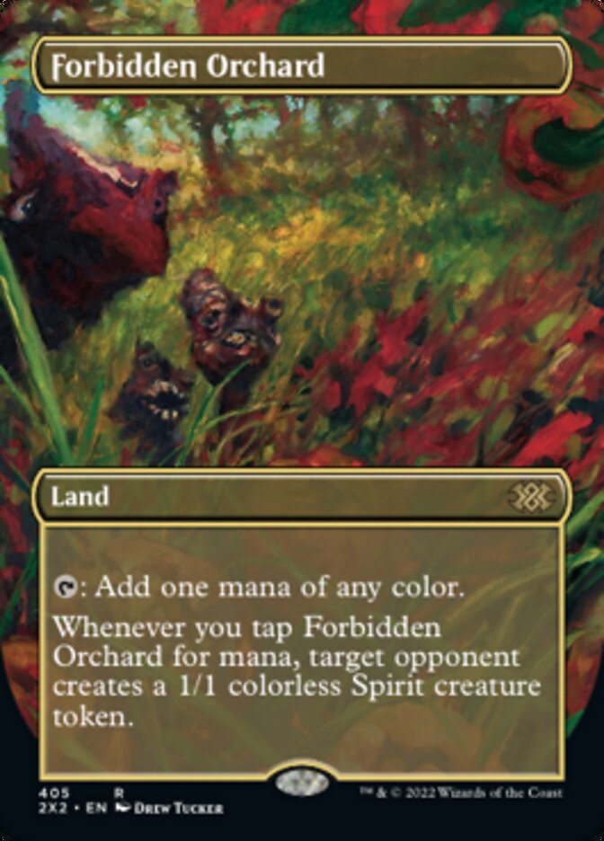 Forbidden Orchard (Borderless Alternate Art) [Double Masters 2022] | Odin's Place